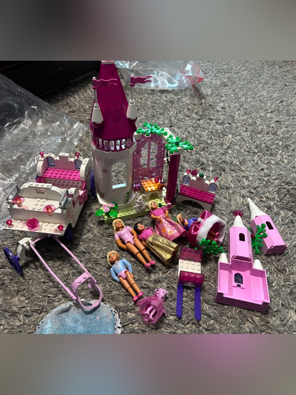 Vintage LEGO Belville Bulk Lot 3 Sets 7578, 7580, 7579 & 6 Minifigures Rare